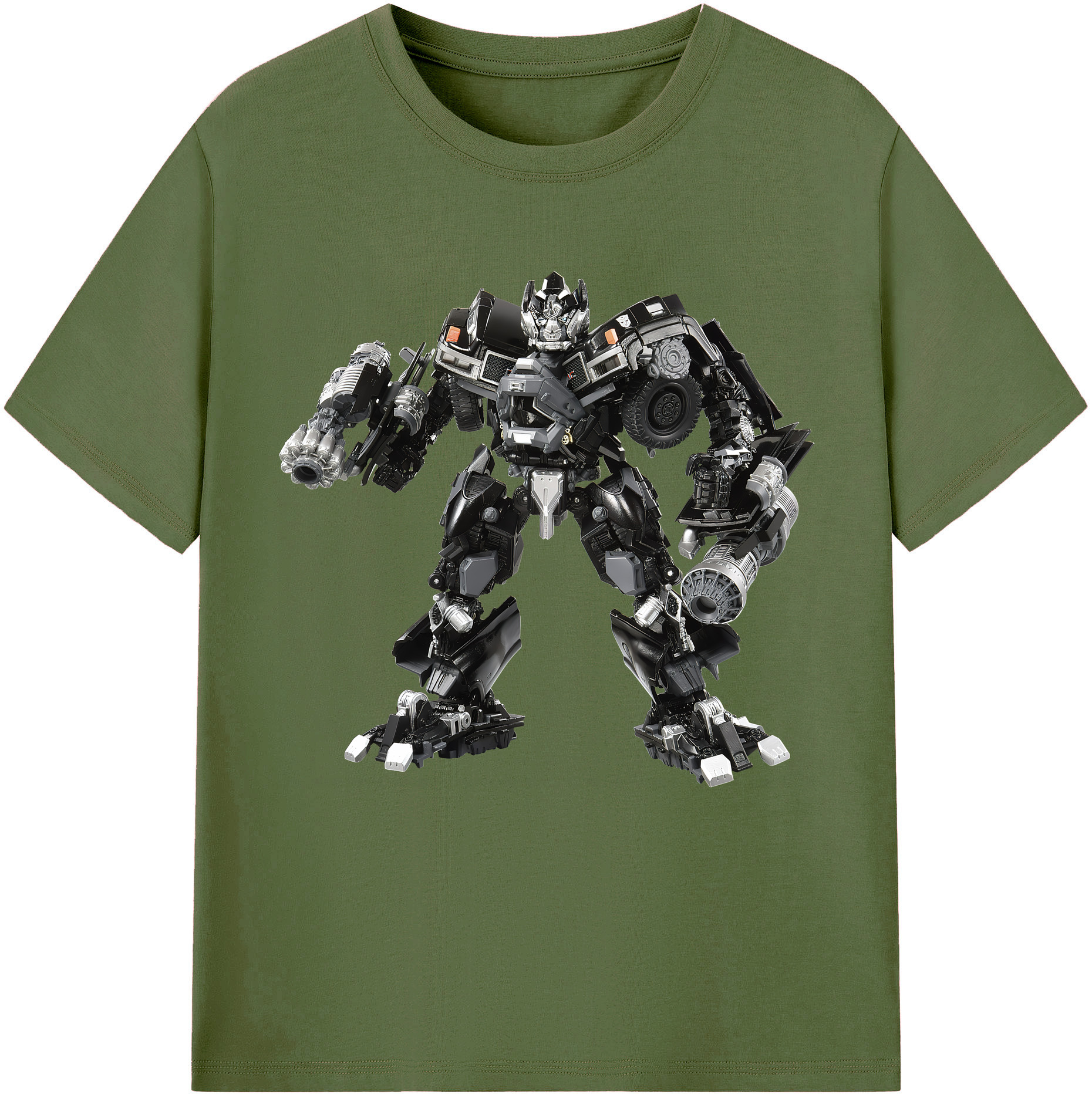 （画像用） Transformers トランスフォーマー 綿100％半袖Tシャツ（フロントプリント）